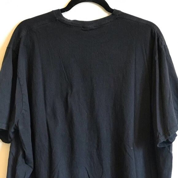 Vintage 2XL black short sleeve t-shirt artist - Picture 6 of 7
